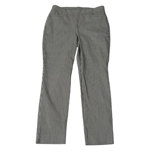 Chico's Pull-On Striped Pants, 1.5R - Picture 1 of 6